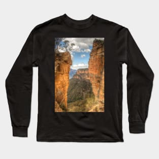 Hanging Rock vista .. the long view Long Sleeve T-Shirt